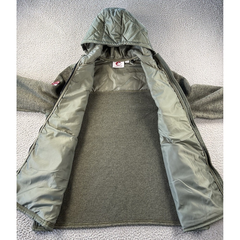 Canada‎ Weather Gear Jacket Womens 3x Green Hooded Hybrid Soft Shell - Picture 8 of 12